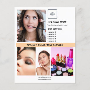 Folheto do Marketing comercial de fotos de logotip