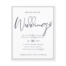 Folheto do orçamento Papel azul-meia-noite