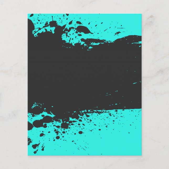 Folheto do Partido Paint Splatter (Frente)