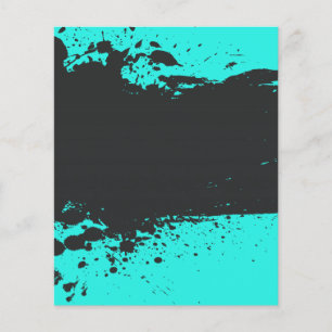 Folheto do Partido Paint Splatter