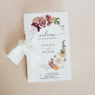 Folheto do Programa Casamento de Boho do País Dob