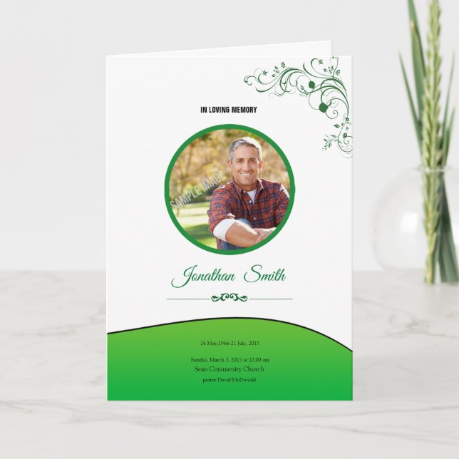 Folheto do Programa Memorial (Frente)