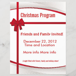 Folheto do Programa Presente de Natal