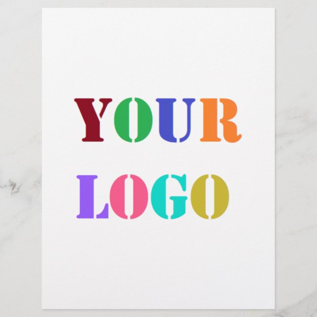 Folheto do Promocional comercial para logotipo de  (Frente)