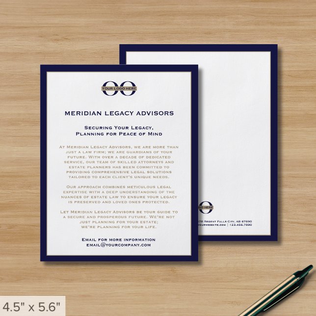 Folheto do Promocional de logotipo comercial (Criador carregado)