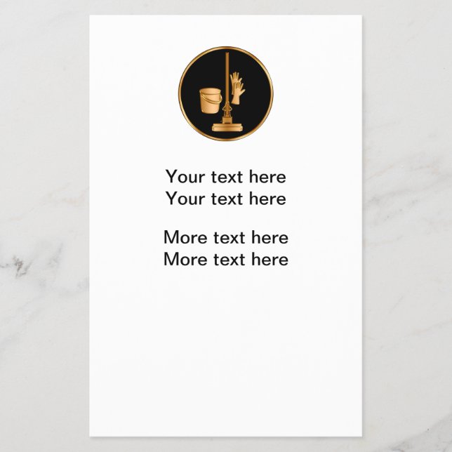 Folheto do Promocional do Serviço de Limpeza Cláss (Frente)