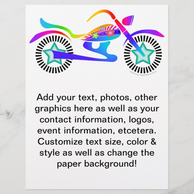 Folheto do Promocional MOTORCICCLE pop (Frente)