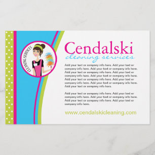 Folheto do Serviço de Limpeza