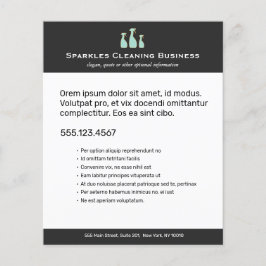 Folheto do Serviço de Limpeza Doméstica do Spray B