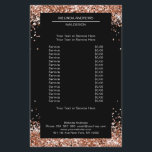 Folheto Dourado Elegante de Cobre de ambos os lado<br><div class="desc">Um design elegante e refinado com uma imagem digital feita de vidro prateado-lilás. Nota: O processo de produção não usa um filme real,  apenas a cor é impressa completamente. Adicione seus dados,  logotipo,  detalhes da empresa e fotos em minutos.</div>