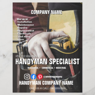 FOLHETO ESPECIALISTA DE HANDYMAN