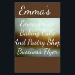 Folheto Para Empresas De Bolo E De Produtos De Pas<br><div class="desc">Folheto De Produtos De Bolachas E De Pastas. Personalize com seus designs e orientação. Ou peça o produto como ele é. E personalize com seu próprio nome. Obrigado!</div>