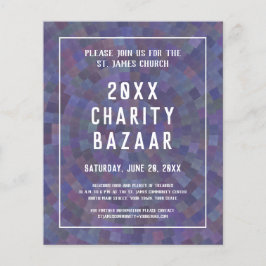 Folheto para um Evento de Caridade, Bazar ou Pote 