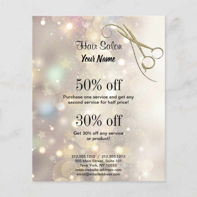 Folheto personalizado da empresa (Frente)