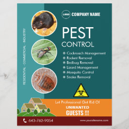 Folheto Personalizado de Controle de Pest