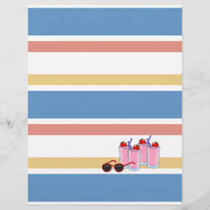 Folheto personalizado de diversão de verão