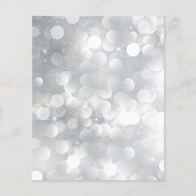 Folheto personalizado de Natal Feriados de Vinter (Frente)