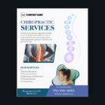 Folheto Personalizado dos Serviços do Chiropractor<br><div class="desc">Perfeito para distribuir em sua comunidade local,  em feiras de saúde,  ou em sua clínica,  esses folhetos são uma maneira eficaz de informar clientes potenciais sobre os benefícios de seu atendimento quiroprático.</div>