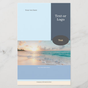 Folheto Personalizado em Cores Frescas e Orgânicas