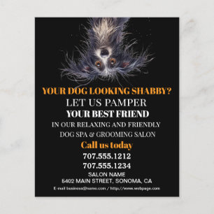 Folheto personalizado para a manutenção de cães