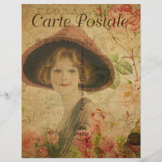 Folheto postal francês (Frente)