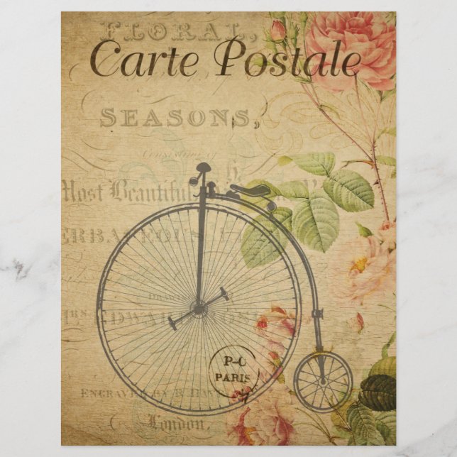 Folheto postal francês (Frente)