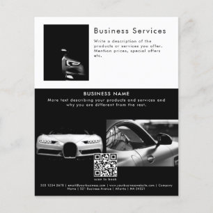 Folheto Promocional de Detalhes Automotivos Limpez