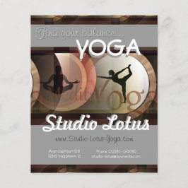 Folheto publicitário da Yoga