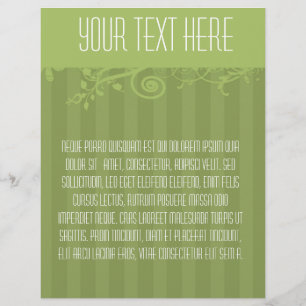 Folheto Rastreado Verde