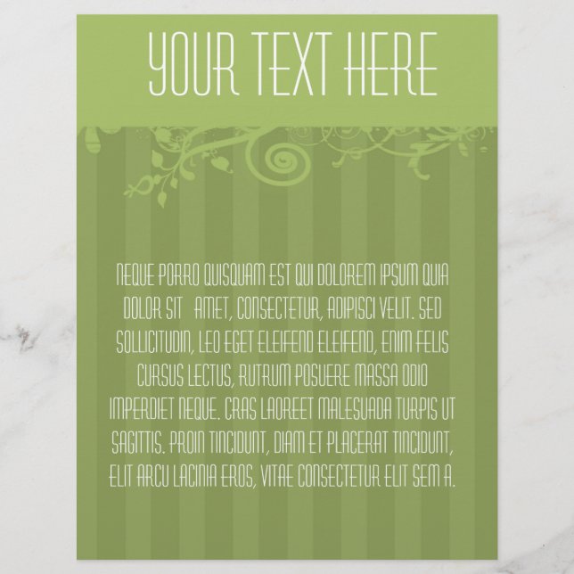 Folheto Rastreado Verde (Frente)