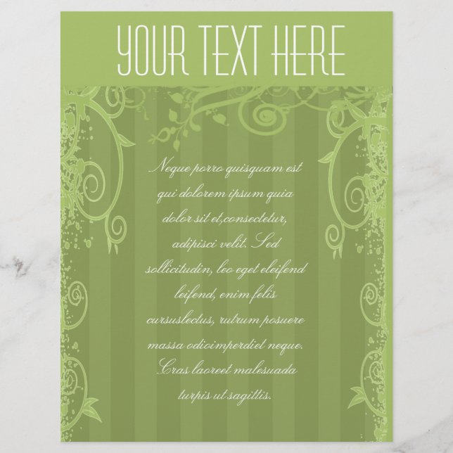 Folheto Rastreado Verde (Frente)