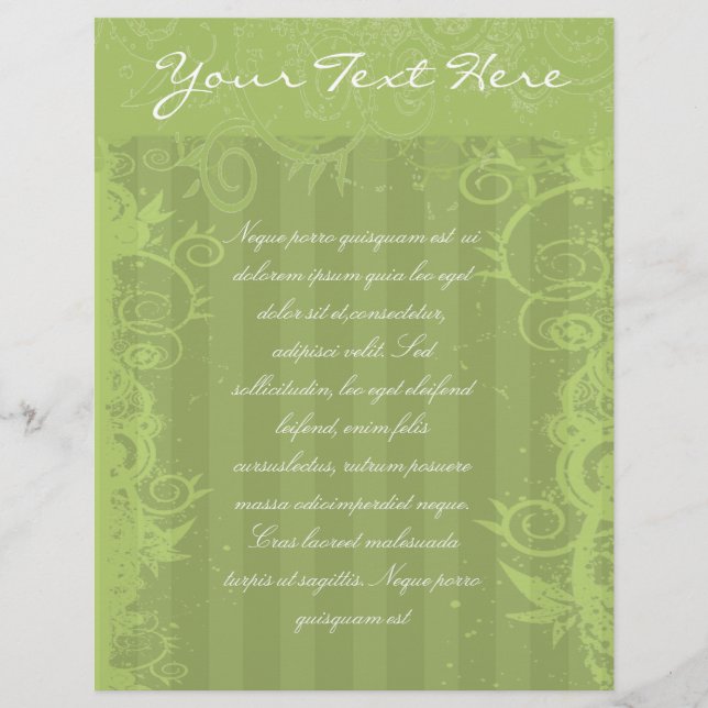 Folheto Rastreado Verde (Frente)