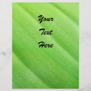folheto verde para caso personalizado