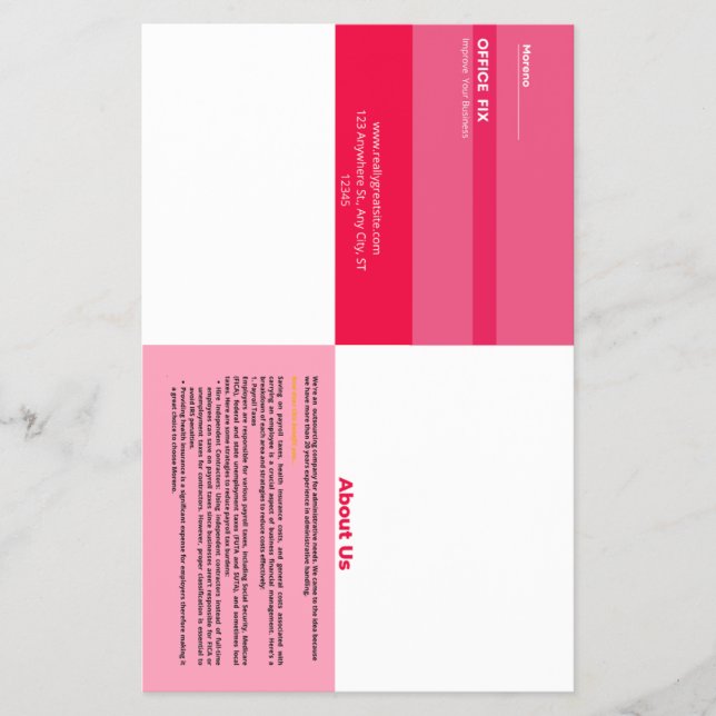 Folhetos dobráveis (Frente)