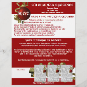 Folhetos relativos à promoção do marketing do