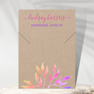 Foliage Necklace Kraft Jewelry Placa
