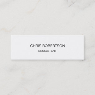 Folio Leve Branca Dois Cartão de visita laterais