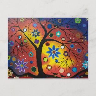 FOLK ART À Espera Do Cartão Postal Sunset