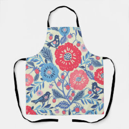 Folk Art Apron