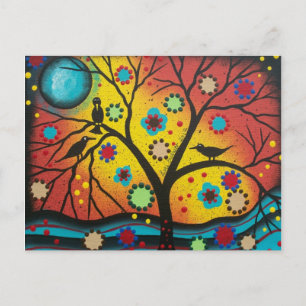 Folk ART Uma Manhã Consigo, pelo cartão postal L