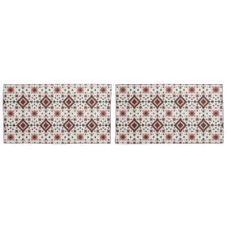 Folk Diamond Cross Stitch Seamless Pattern
