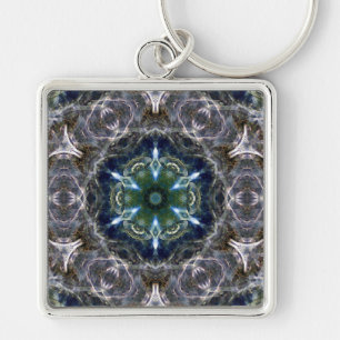 Folk Mandala Chaveiro