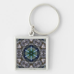 Folk Mandala Chaveiro