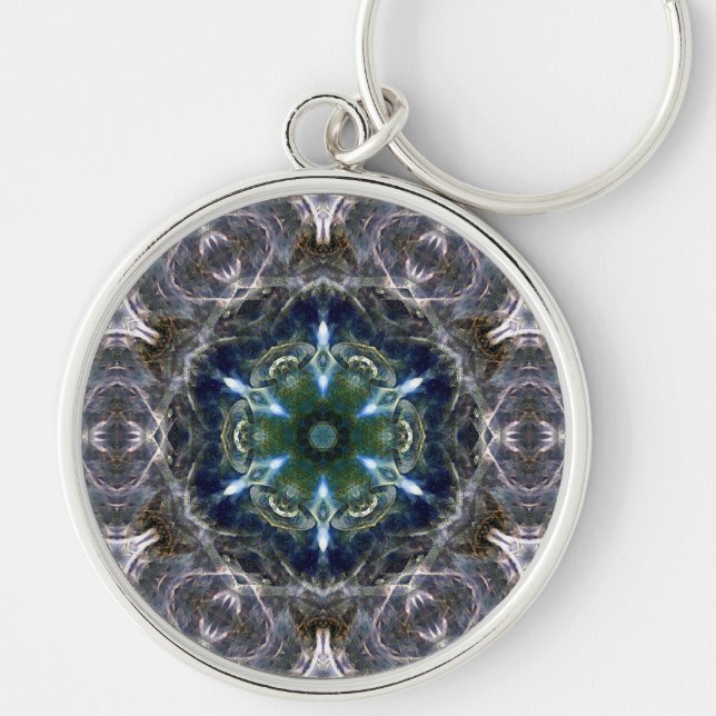 Folk Mandala Chaveiro (Frente)
