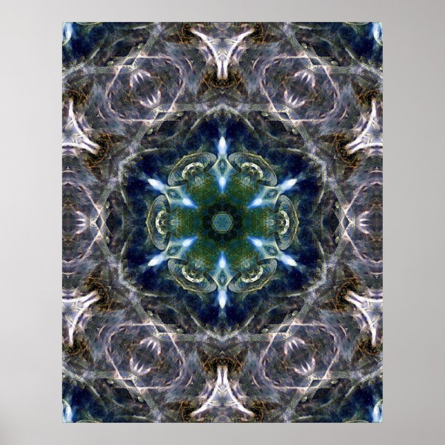 Folk Mandala Poster (Frente)
