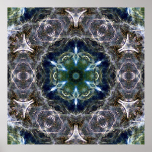 Folk Mandala Poster