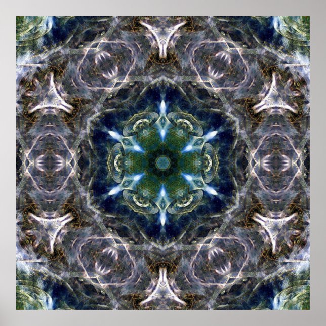 Folk Mandala Poster (Frente)
