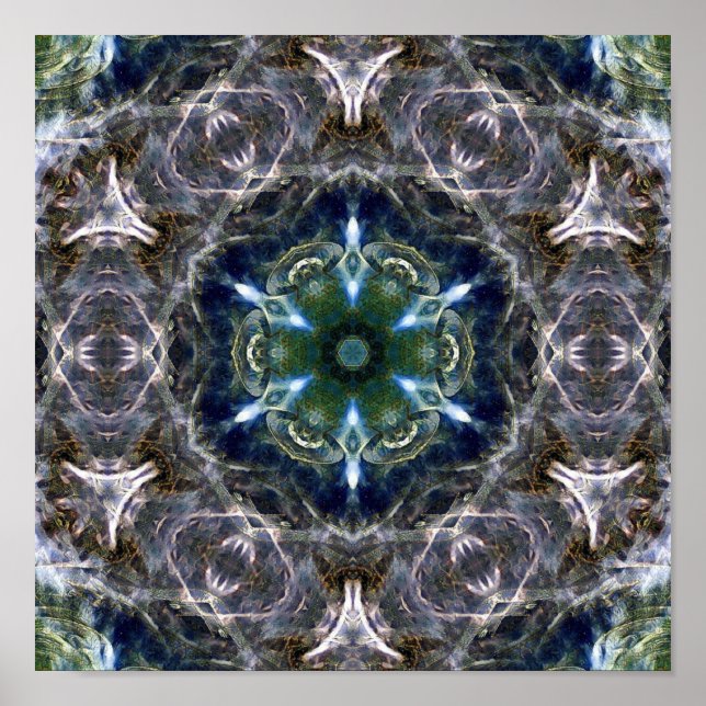 Folk Mandala Poster (Frente)