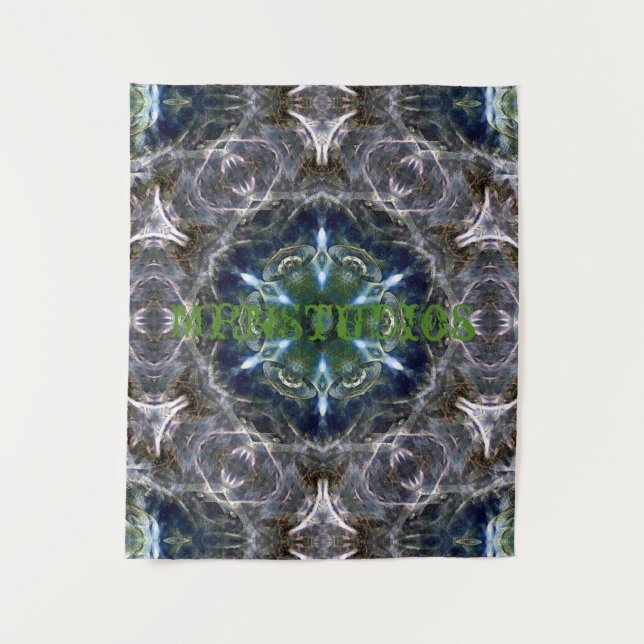 Folk Mandala Tapeçaria (Frente)