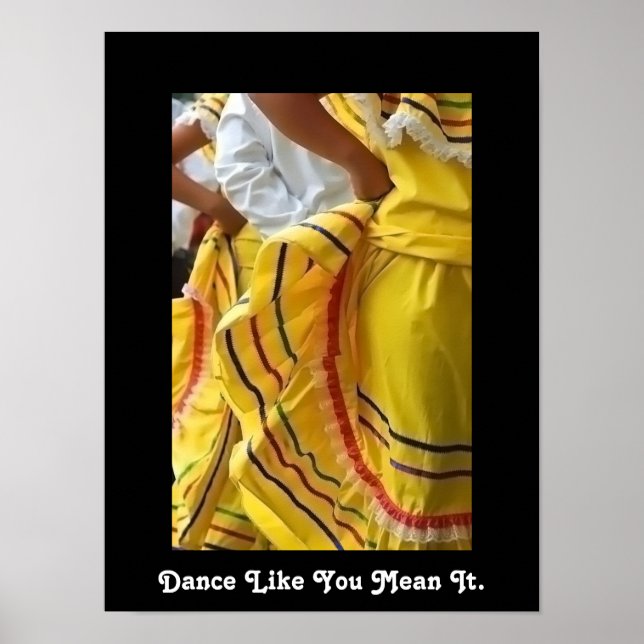 Folklorico Dance Poster (Frente)